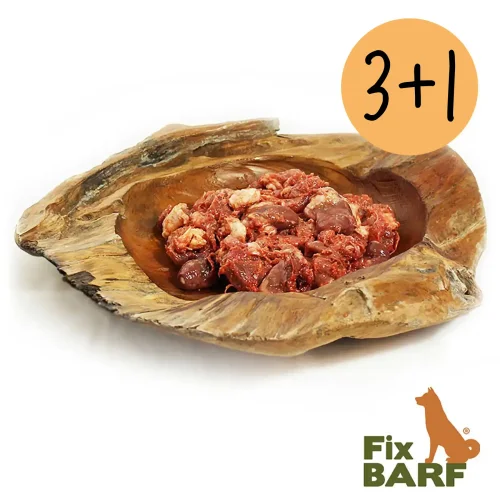 4 halen, 3 betalen gevogelte KVV-Menu - Fix-BARF®