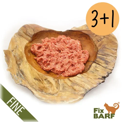 Köp 4, betala för 3 – Fix-BARF® med kyckling och kalkon (finmalet)