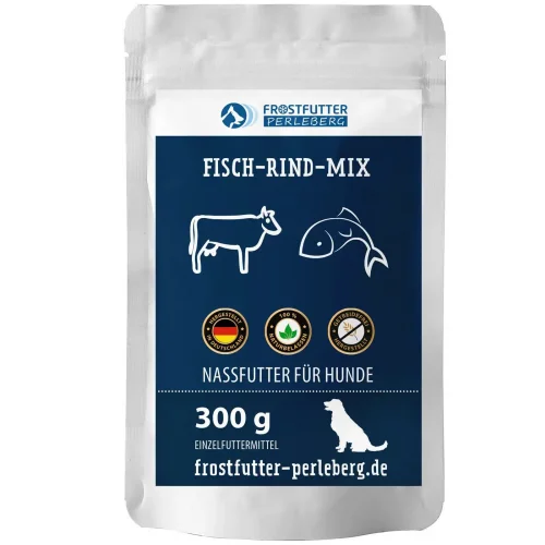 Fisk-oksekødsmix (tilberedt)